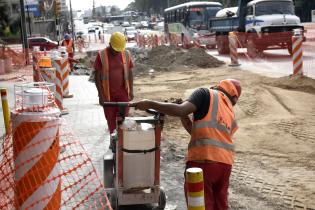 Obras en túnel Avenida Italia