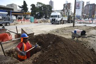 Obras en túnel Avenida Italia Obras en túnel Avenida Italia