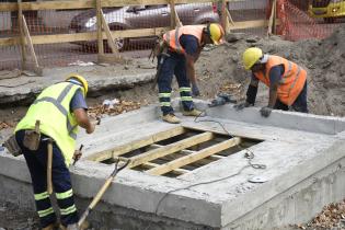 Obras en túnel Avenida Italia