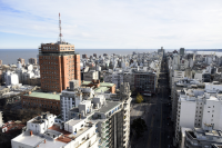 Vista aérea de Montevideo  