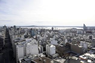 Vista aérea de Montevideo  