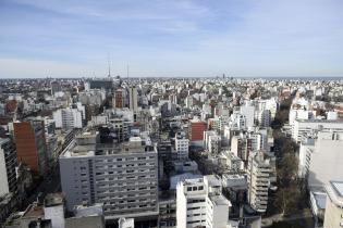 Vista aérea de Montevideo  