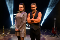 Noelia Campo y Carlos Dopico en el Montevideo Rock 2020
