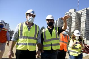 Recorrida por obras del túnel de Avenida Italia 