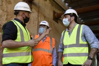 Recorrida por obras del túnel de Avenida Italia Recorrida por obras del túnel de Avenida Italia