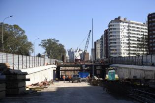 Recorrida por obras del túnel de Avenida Italia 