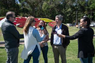 Inauguración del reloj de flores del parque Rivera,  8 de Noviembre de 2024