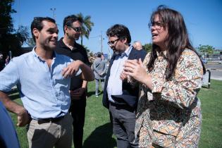 Inauguración del reloj de flores del parque Rivera,  8 de Noviembre de 2024