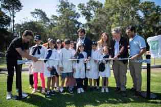 Inauguración del reloj de flores del parque Rivera,  8 de Noviembre de 2024