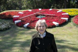 Inauguración del reloj de flores del parque Rivera,  8 de Noviembre de 2024