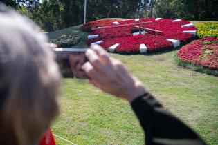 Inauguración del reloj de flores del parque Rivera,  8 de Noviembre de 2024