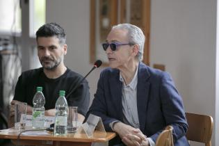 Desayuno con la prensa con motivo del estreno de la ópera La Gran Vía