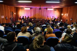 Lectura pública del Herrero y la Muerte, en el auditorio del Campus Regional de UTU de Rivera Lectura pública del Herrero y la Muerte, en el auditorio del Campus Regional de UTU de Rivera