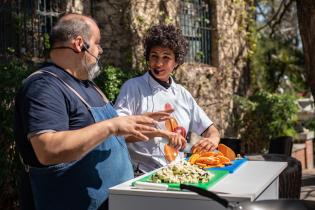 Taller de Cocina Uruguay en la feria gastronómica Garage Gourmet en el Jardín Botánico