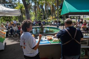 Taller de Cocina Uruguay en la feria gastronómica Garage Gourmet en el Jardín Botánico