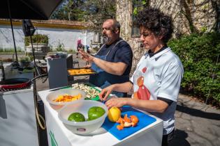 Taller de Cocina Uruguay en la feria gastronómica Garage Gourmet en el Jardín Botánico