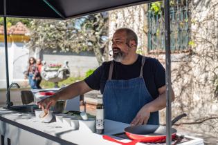 Taller de Cocina Uruguay en la feria gastronómica Garage Gourmet en el Jardín Botánico