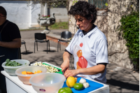 Taller de Cocina Uruguay en la feria gastronómica Garage Gourmet en el Jardín Botánico