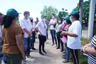 Recorrida por barrio Las Cabañitas en el marco del Plan ABC 