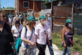 Recorrida por barrio Las Cabañitas en el marco del Plan ABC