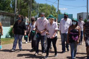 Recorrida por barrio Las Cabañitas en el marco del Plan ABC