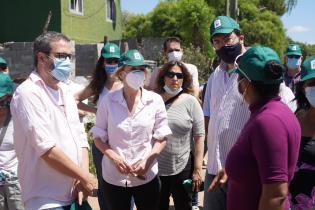 Recorrida por barrio Las Cabañitas en el marco del Plan ABC