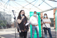 Cierre de las actividades de la Secretaría de las Personas Mayores en plaza Las Pioneras