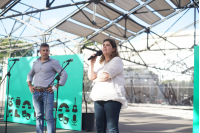 Cierre de actividades de la Secretaría de las Personas Mayores en plaza Las Pioneras 