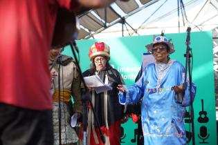 Cierre de actividades de la Secretaría de las Personas Mayores en plaza Las Pioneras 