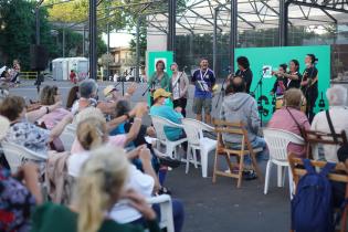 Cierre de actividades de la Secretaría de las Personas Mayores en plaza Las Pioneras 