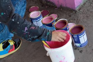 Comienzo de intervención artística en el Viaducto de Paso Molino