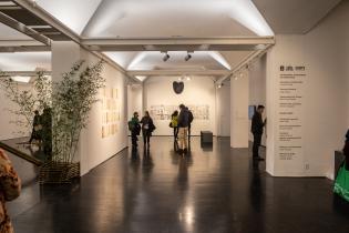 exposición de Florencia Flanagan en el Subteción inauguración en el Subteguración
