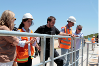 Inauguración de obras de saneamiento en playa Santa Catalina