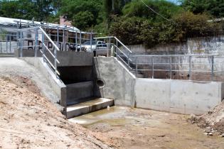 Inauguración de obras de saneamiento en playa Santa Catalina