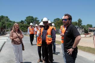 Inauguración de obras de saneamiento en playa Santa Catalina