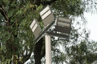 Inauguración de obras en Plaza Lázaro Gadea