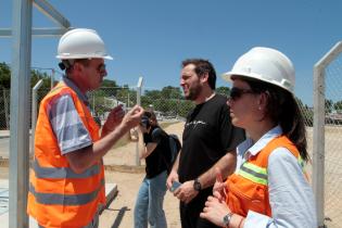 Inauguración de obras de saneamiento en playa Santa Catalina