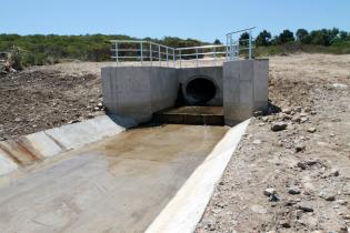 Inauguración de obras de saneamiento en playa Santa Catalina