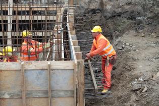 Obras de saneamiento en Playa Santa Catalina.