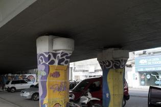 Intervención artística en el Viaducto de Paso Molino