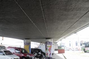 Comienzo de intervención artística en el Viaducto de Paso Molino