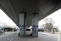 Intervención artística en el Viaducto de Paso Molino
