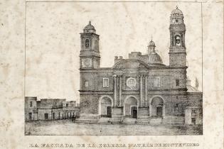 Fachada de la Iglesia Matriz de Montevideo Fachada de la Iglesia Matriz de Montevideo