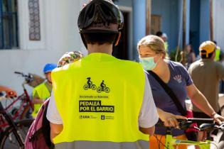 Actividad "Pedaleá el barrio" hasta la Unidad Agroalimentaria Metropolitana 