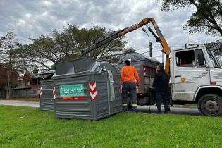 Nuevos contenedores en barrio Punta Gorda Nuevos contenedores en barrio Punta Gorda