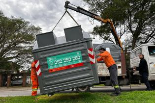 Nuevos contenedores en barrio Punta Gorda Nuevos contenedores en barrio Punta Gorda
