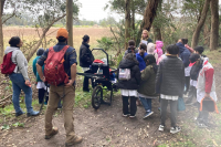 Senderismo inclusivo en el Parque Lecocq