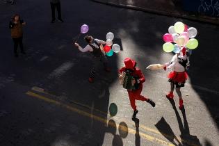 Paseo peatonal en Av. 18 de Julio