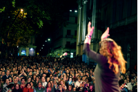 Público asistente al Montevideo Tango en Plaza Matríz 