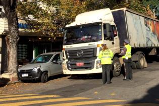 Operativo de control de transporte de carga 